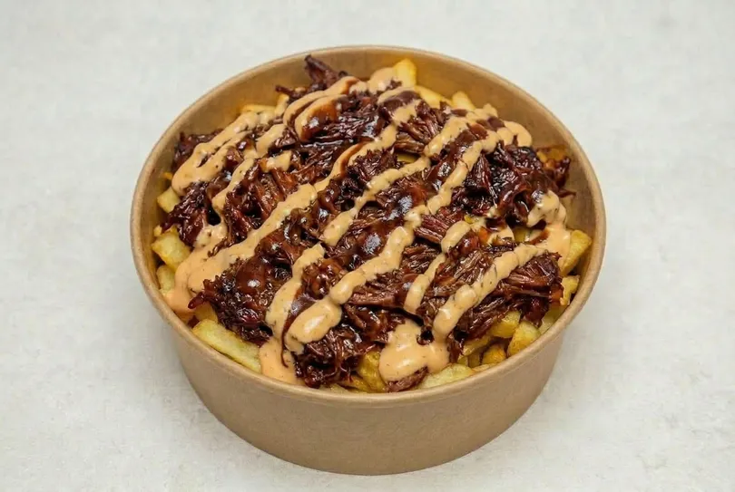 Sticky Pulled Beef Fries