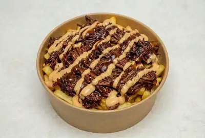 Sticky Pulled Beef Fries